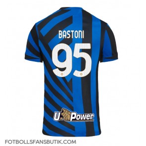 Inter Milan Alessandro Bastoni #95 Replika Hemmatröja 2024-25 Kortärmad